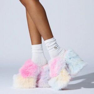 AZALEA WANG VALENCIANA PINK CHUNKY SANDAL | Womens size 10